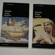 Istoria artei antice - J. J. Winckelmann - 2 vol.