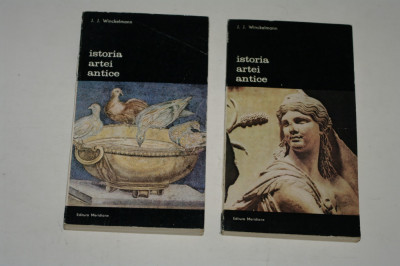 Istoria artei antice - J. J. Winckelmann - 2 vol. foto