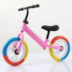 Bicicleta de echilibru fara pedale, pentru copii intre 2 si 5 ani ROZ foto