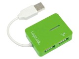 Hub USB 2.0 cu 4 Porturi Verzi 480Mbps