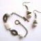 Set bratara si cercei cu howlite 27879