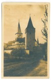 1209 - MOSNA, Sibiu, The fortress of the church - old PC, real Photo - used 1939