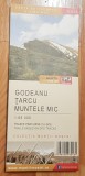 Harta Godeanu Tarcu Muntele Mic Muntii nostri. Scara: 1:65.000