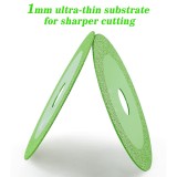 Set 5 discuri de taiat sticla, Compatibile polizor unghiular, 100 mm, Verde, Oem