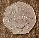 C50 - Moneda foarte veche - Uganda - 10 shillings - 1987