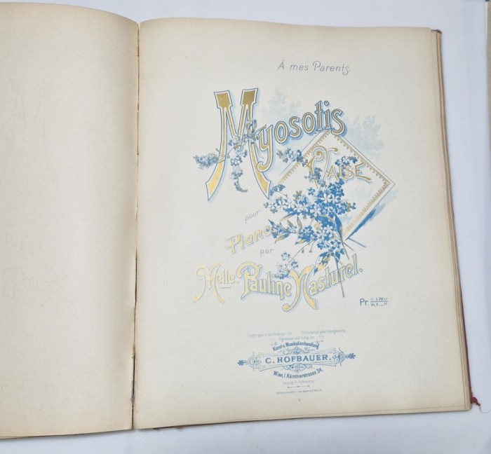 PARTITURI VECHI (1900) -Coligat de 14 partituri