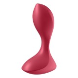 Dop Anal Cu Vibratii Backdoor Lover, Rosu, Satisfyer