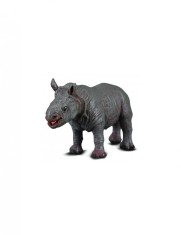 Figurina pui de Rinocer alb S Collecta