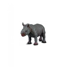 Figurina pui de Rinocer alb S Collecta