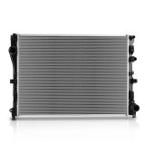 Radiator Mercedes Clasa C, Clasa E, motor: 1.6 T, 2.0 T, 2.1 CDI, intrare/iesire conectare rapida, 640x445x16, Koyorad, Aluminiu/ Plastic brazat,