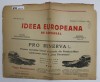 IDEEA EUROPEANA DE CARNAVAL , ZIAR , ANUL III , NR. 84 , DUMINICA , 15 -22 IANUARIE , 1922