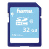 Card de memorie SDHC Hama, clasa 10, 32 GB, Albastru