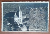 Carte postala, Brasov, Biserica Neagra si Turnul Negru, 1942