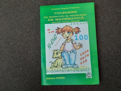 Madalina Bogdan-Tomescu - Culegere de exercitii si probleme de matematica pentru foto