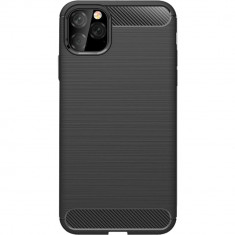 Husa Capac Spate Carbon Negru APPLE iPhone 11 Pro Max foto