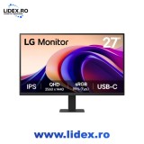 Monitor IPS LED LG 27" 27U631A-B, QHD (2560 x 1440), HDMI, 100 Hz, 5 ms (Negru)