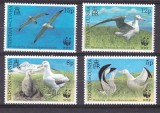 Tristan da Cunha 1999 fauna pasari WWF MI 654-657 MNH ww81