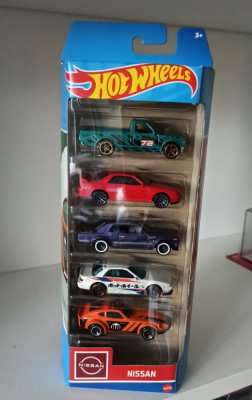 Machete HotWheels - 5-pack Nissan set de 5 Hot Wheels 2023 foto