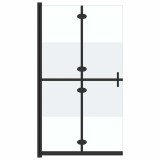 Cumpara ieftin Perete dus walk-in pliabil, 70x190 cm, sticla ESG jumatate mata