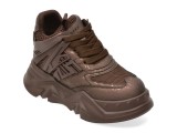 Pantofi sport GRYXX maro, 2901, din material textil si piele naturala
