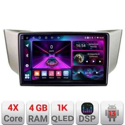 Navigatie Lexus RX 2003-2009 A- rx-03 4+64 InCell Display 1K Android Waze USB Navigatie Internet Youtube Radio CarStore Technology