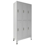 vidaXL Dulap de locker Gri 45 x 90 x 180 cm 145364
