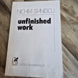 Unfinished work - Nichita Stanescu