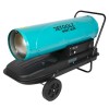 Tun de caldura pe motorina Detoolz 50 kW, 1100 m&sup3;/h, 220&ndash;240 V, mobil pe roti