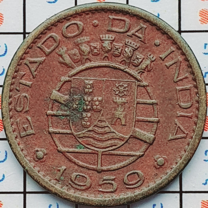 India Portugheza 10 Centavos 1959 - km 30 - A032