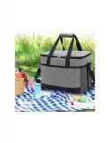 Geanta Termoizolanta pentru Picnic sau Plaja capacitate 16l Gri