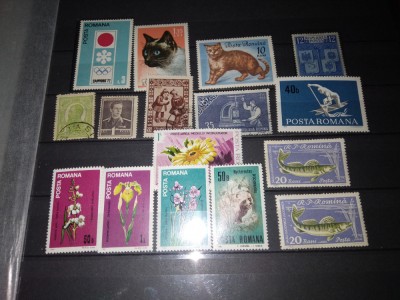 TIMBRE ROMANIA DIVERSE foto