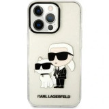 Cumpara ieftin Husa Cover Karl Lagerfeld IML Glitter Karl and Choupette NFT pentru iPhone 13/14 Transparent