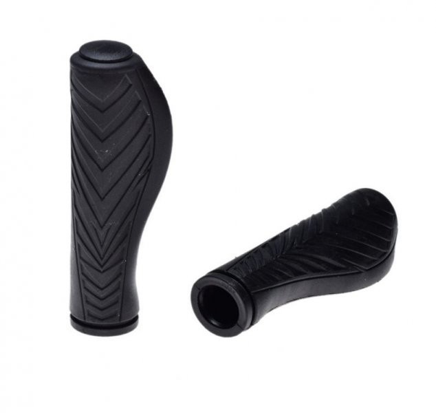 Set 2 mansoane biciclete VLG-1133AD2, ergonomice, culoare negru Cod:AWR2235