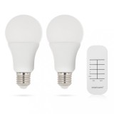 Set 2 becuri LED si telecomanda, Smartwares