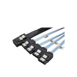 Cablu Mini SAS SFF-8087 la 4 x SATA, 1m