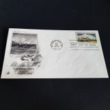 Plic filatelic rar SUA 1972. Prima Zi de Emisiune - Mt. McKinley, Alaska, Parcuri Naționale Centenar