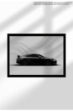 Poster Canvas cu Supercar Modern &ndash; Print Digital Ne&icirc;nramat pe P&acirc;nză Mată - 1849 Turbo S | A4 (21 x 29.7 cm)