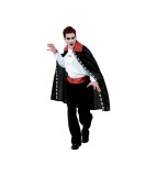 Costum Vampir pentru Adulti cu Pelerina si Jabot, Marime Universala