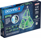 Set de constructie magnetic Geomag Glow 60 piese, 338