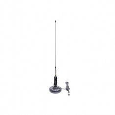 Antena CB PNI LED 2000, 90 cm, cu baza magnetica 145mm, 26-28 MHz, 500 Watt, ilumineaza in timpul emisiei