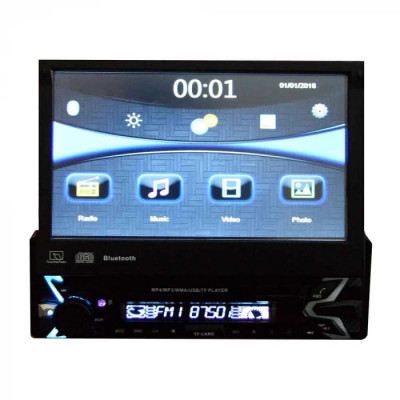 Mp5 Player 1DIN MY-701 cu ecran de 7 Inch retractabil , bluetooth, usb foto