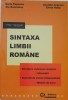 Sintaxa limbii romane - Mariana Popescu - Carte