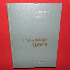 PARAZITOLOGIE CLINICA-V.NITZULESCU ANUL 1968