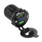 Alim USB A x2 auto+voltmetru QC 3A incastrabil 12-24V