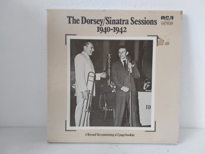 The Dorsey/Sinatra Sessions 1940-1942, disc vinil RCA, Box Set de 6 discuri, UK 1972, Jazz, stare excelenta foto