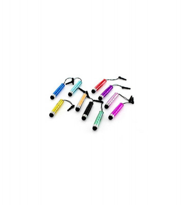 10x Mini Stylus (Set) cu Soft Tip-top si mufa de 3,5 mm ON044 foto