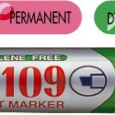 Permanent Marker Artline 109, Corp Plastic, Varf Tesit 2.0-5.0mm - Negru
