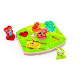 Puzzle din lemn cu sunete - Ferma, Hape