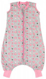 Sac de dormit cu picioruse Pink Elephant 3-4 ani 0.5 Tog