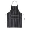 Sort Bucatarie Negru Pufo Simple Universal, Gatit Profesional &amp; Acasa, 2 Buzunare, Poliester, Protectie Pete